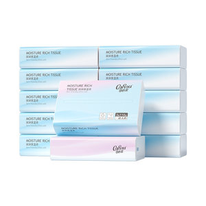 Kexinruoluo tissue baby skin-friendly moisturizing tissue baby cream paper for children's hands and mouth 110 draw 12 packs
