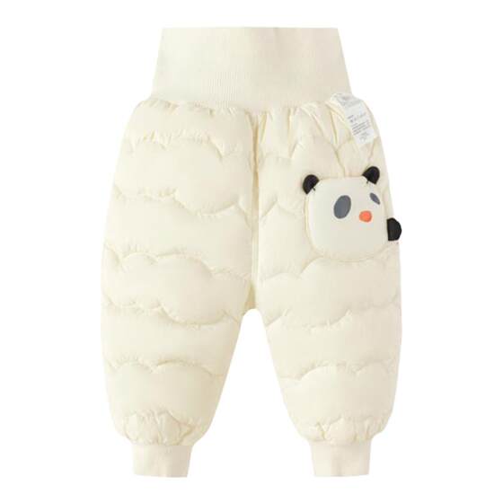 
Balabala baby down pants boys trousers girls trousers warm pants high waist belly warm official genuine product