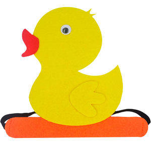 Children's animal headwear performance props, cock, chick, chicks, rabbits white swan three -dimensional hat
