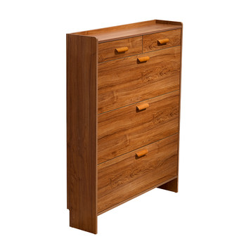 Solid wood ultra-thin 17cm home door economical door