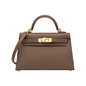 Mini Kelly 2 Generation Material Bag Semi-finished DIY French Calfskin Kelly New H Home Women's Crossbody Bag
