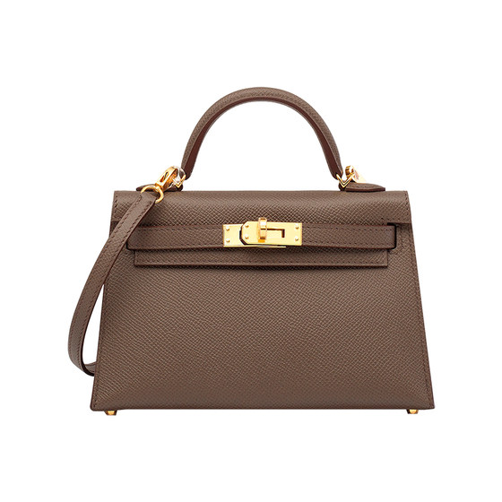 Mini Kelly 2 Generation Material Bag Semi-finished DIY French Calfskin Kelly New H Home Women's Crossbody Bag
