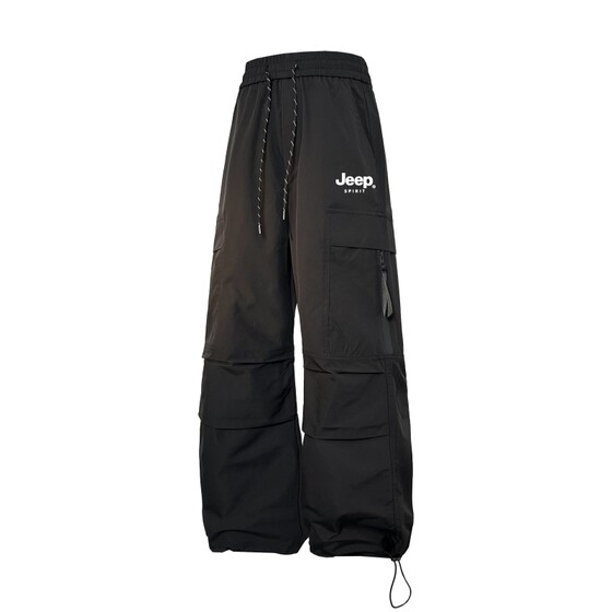 JEEP SPPIRIT Jeep overalls men's autumn and winter new American trendy casual pants outdoor waterproof assault pants