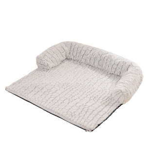
Cat Sofa Bed All Seasons Pet Nest Mat Geometric Striped Plush Sleeping Mat Comfortable Cushion Cat and Dog Mat Nest