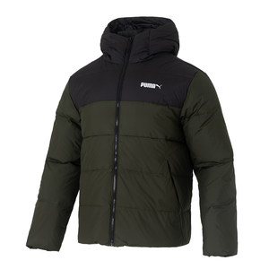 
PUMA Hooded Down Jacket Men's 2026 Spring New Sportswear Warm Cotton Feather Jacket 694699