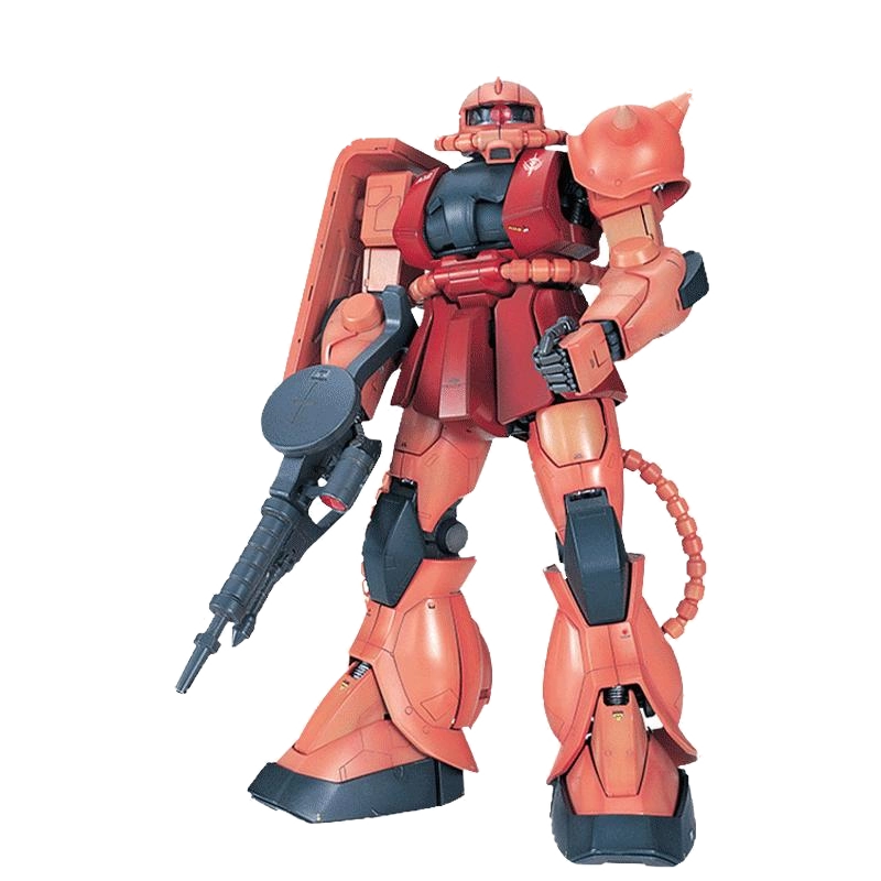 万代高达拼装模型PG 1/60 ZAKU 红扎古2 红色彗星夏亚专用机敢达