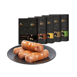 Spicy pie, grilled sausage, pure meat sausage, black pepper pork sausage, instant midnight snack, semi-finished product, air fryer oven