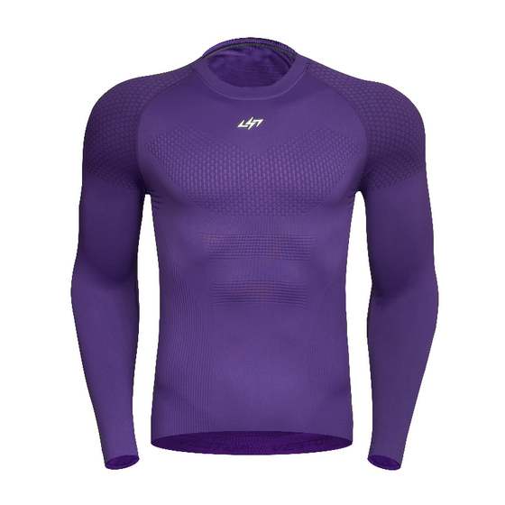 
Vest Up [seamless expansion suit] sports quick-drying breathable mesh long-sleeved moisture-absorbent T-shirt fitness clothes for men