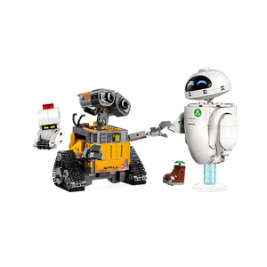 
[Gift] LEGO official flagship store 43279 Disney WALL-E and Eva assembled building block toy ornaments