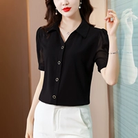 Черная мини-юбка, летняя рубашка, летняя одежда для матери, жакет, в западном стиле