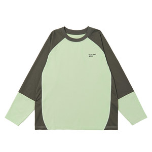 
Blue Soda 2026 Spring Boys' Sports Tops Moisture-Absorbing and Cool UPF50+ Sunscreen Long-Sleeved Youth Antibacterial T-Shirt