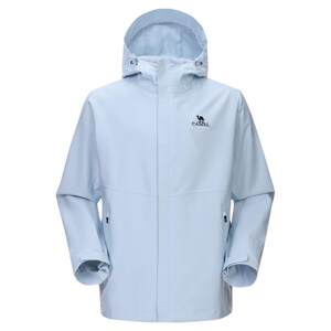 
Camel baby blue jacket for women 2026 spring and summer new outdoor sports thin windproof and waterproof mountaineering jacket for men