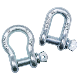Rio Tinto Alloy Steel American Standard Bow Shackle High Strength Bow Shackle Snap Ring Buckle 1t-35t 2 Tons
