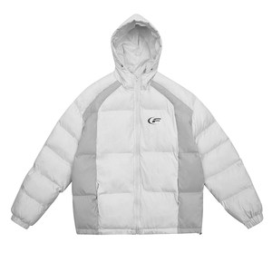 FDR Guo Chao American Stitching Hooded Cotton Cloth Cotton Cotton Server Men and Women's Fall and Winter Thick Couple Loose Bread Bringing Jacket