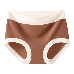 Developer heat-insulating thermal underwear for women pure cotton antibacterial lengthened crotch high waist plus velvet winter hair warm uterus briefs
