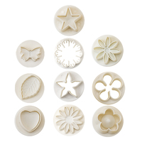 Fondant Cake Mold DIY Tool Set - Daisy Butterfly Plastic Mold Baking Supplies (33-Piece Package)