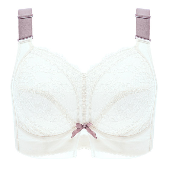 Large -size underwear female fat MM collection auxiliary breast tone integer bras large breasts large breasts and small proof droop 200*0.5kg steel ring G