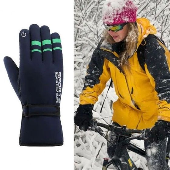 Windproof Thermal Gloves Winter Waterproof Cycling Gloves