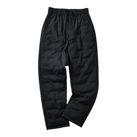 
[Company Single~90 Duck Down~Lightweight and Warm] Winter Men’s Casual Versatile Straight Elastic Waist Down Pants Trendy