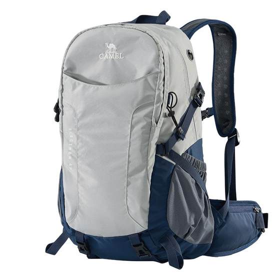 Camel backpack 2025 new travel bag backpack for men outdoor hiking bag hiking bag for women light bag
