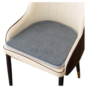 
Chenille U-shaped dining chair cushion Nordic curved chair cushion Light luxury horseshoe dining chair cushion Thickened non-slip customizable