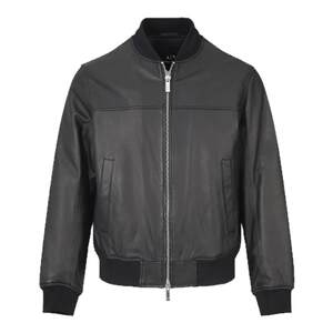
AX Armani Men's cotton leather jacket leather jacket top XM000104 AF10500