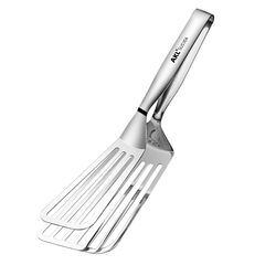 304 Stainless Steel Multifunctional Fish Frying Shovel - Two-in-One Clip For Fish And Steak