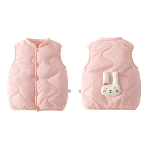 
Baby 80g quilted vest, autumn and winter baby warm vest, children's outer vest, new vest for boys and girls
