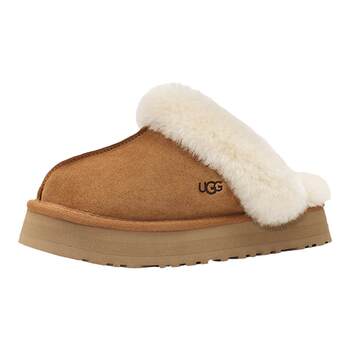 UGG thick-soled hair drag Baotou casual lazy hairy shoes