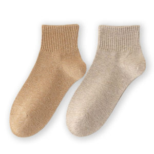 
Spring and Autumn Socks for women's middle tube socks with boneless 100% pure cotton breathable sweat-absorbing spring medium and short tube socks Zhuji short stockings