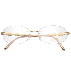 
Austrian 23K gold crystal diamond frame Sile glasses frame pearl frame ultra light female myopia 4527