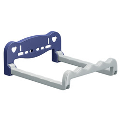 [Foldable space-saving] washbasin storage rack