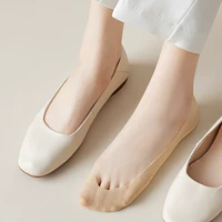 Шелковые летние гетры, ультратонкий комплект, тонкие нескользящие японские хлопковые невидимые носки