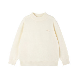 
MUCMUKN [100 Merino Wool] Versatile soft waxy sweater, comfortable knitted sweater for boys and girls, new winter style