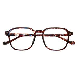 Small floral myopia glasses frame for men and women retro TR90 light myopia tortoise shell frame retro Japanese glasses frame trend

