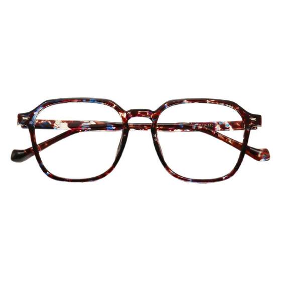 Small floral myopia glasses frame for men and women retro TR90 light myopia tortoise shell frame retro Japanese glasses frame trend
