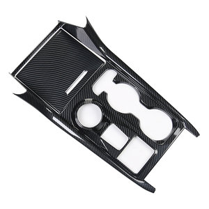 
Suitable for modified Ford domestic Explorer 20-26 carbon fiber interior parts water cup panel steering wheel sequins