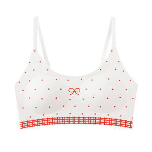 
Developmental teenage girls underwear, special seamless vest-style no-wire rims comfortable bra for primary school students for middle and high school students