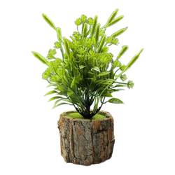 Popular fake flower pot simulation plant small bonsai creative decoration ornament artificial flower manufacturer simulation pot