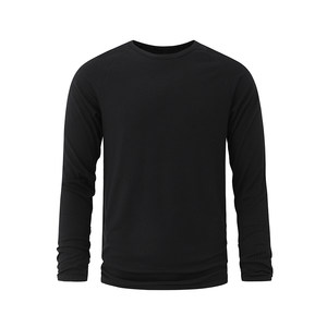 
MRCYC simple slim round neck long-sleeved T-shirt men's spring fitness training clothes Korean trendy muscle-showing bottoming shirt