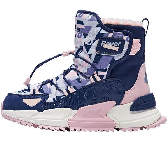 Chine jordan chaussures en coton pour enfants plus de velours pour rester au chaud en hiver nouvelles chaussures d hiver chaussures de sport pour filles bottes de neige montantes antiderapantes