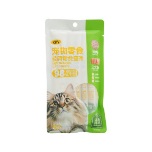 
KKV official pet snacks classic snacks cat strips chicken salmon wet food cat snacks meat strips