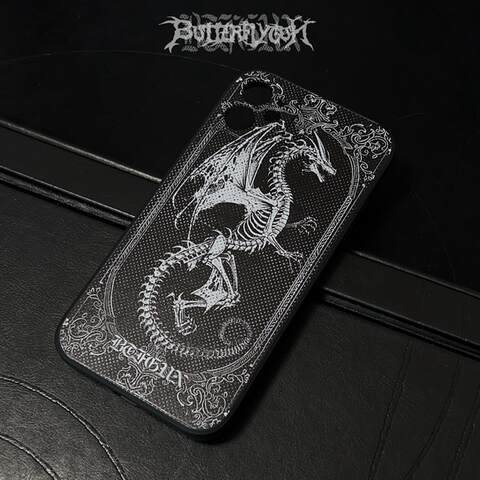 Butterflygun Dark Gothic DRAGON Custom Made Handmade Phone Case