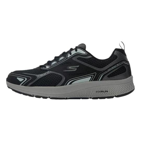 Zapatillas de running Skechers para hombre Wyx220034 de cuero negro