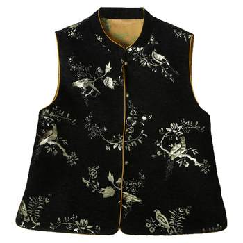 
Chinese style retro embroidered vest 2025 spring and autumn new style
