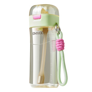 
Manxi pregnant women's water cup accompanying straw cup with gravity ball for adult postpartum period special high temperature resistant food grade