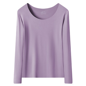 
Yaya women's thermal underwear set, seamless plus velvet, thickened autumn clothes, autumn pants, bottoming shirts, autumn and winter tops