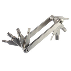 Portable ultra-thin bicycle repair folding tool set