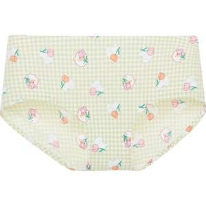 Sanfu women's low waist without hip clipping underwear fresh printed pure cotton bottom crotch without marks half boxer pants for women 470523
