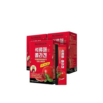Korean direct mail NUTRIONE pomegranate collagen gel skin care and health care supplements 20g*14 bags*3 boxes